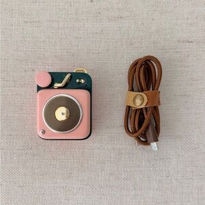 Muzen Retro Pink, Green and Gold Bluetooth Speaker